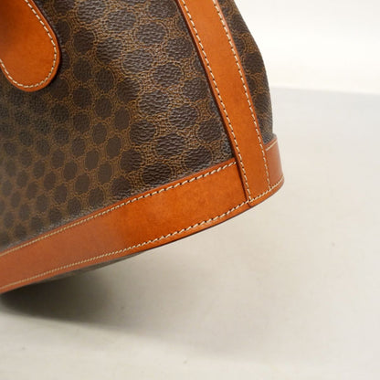 Celine Tote Macadam Brown Gold — view 8