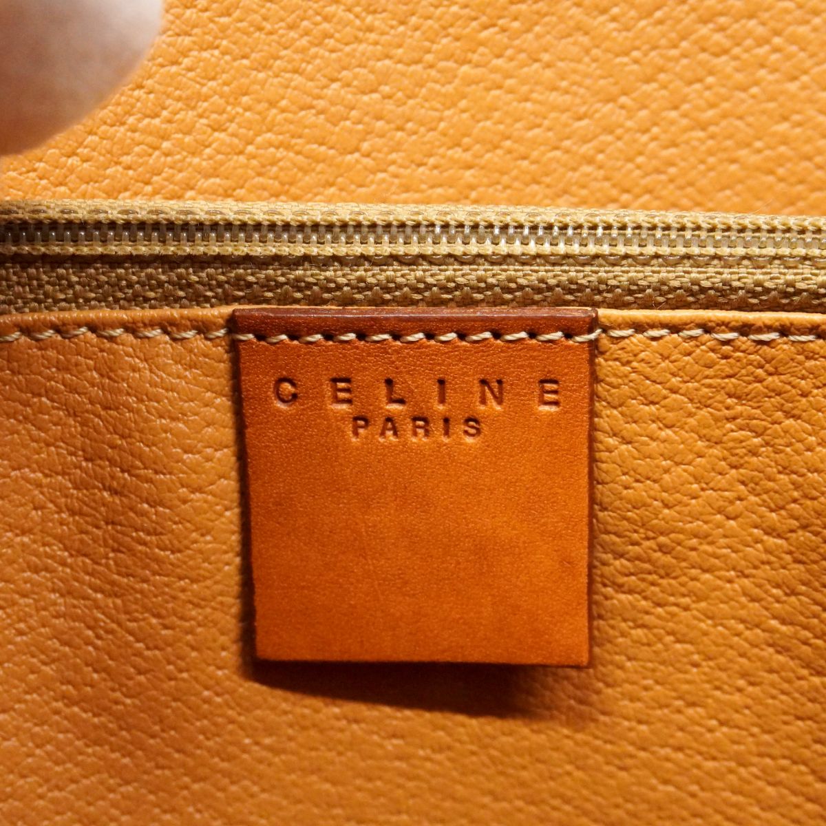 Celine Tote Macadam Brown Gold — view 5