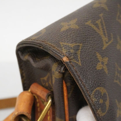 Louis Vuitton Shoulder Bag Monogram Cartouchiere GM Brown — view 7