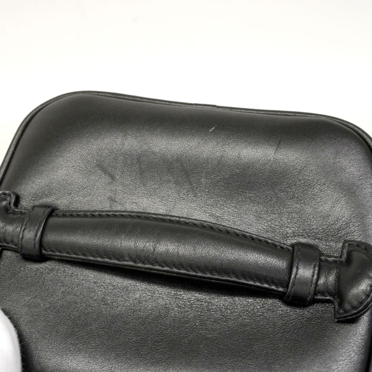 Chanel Vanity Bag Bicolor Lambskin Black Gold — view 8