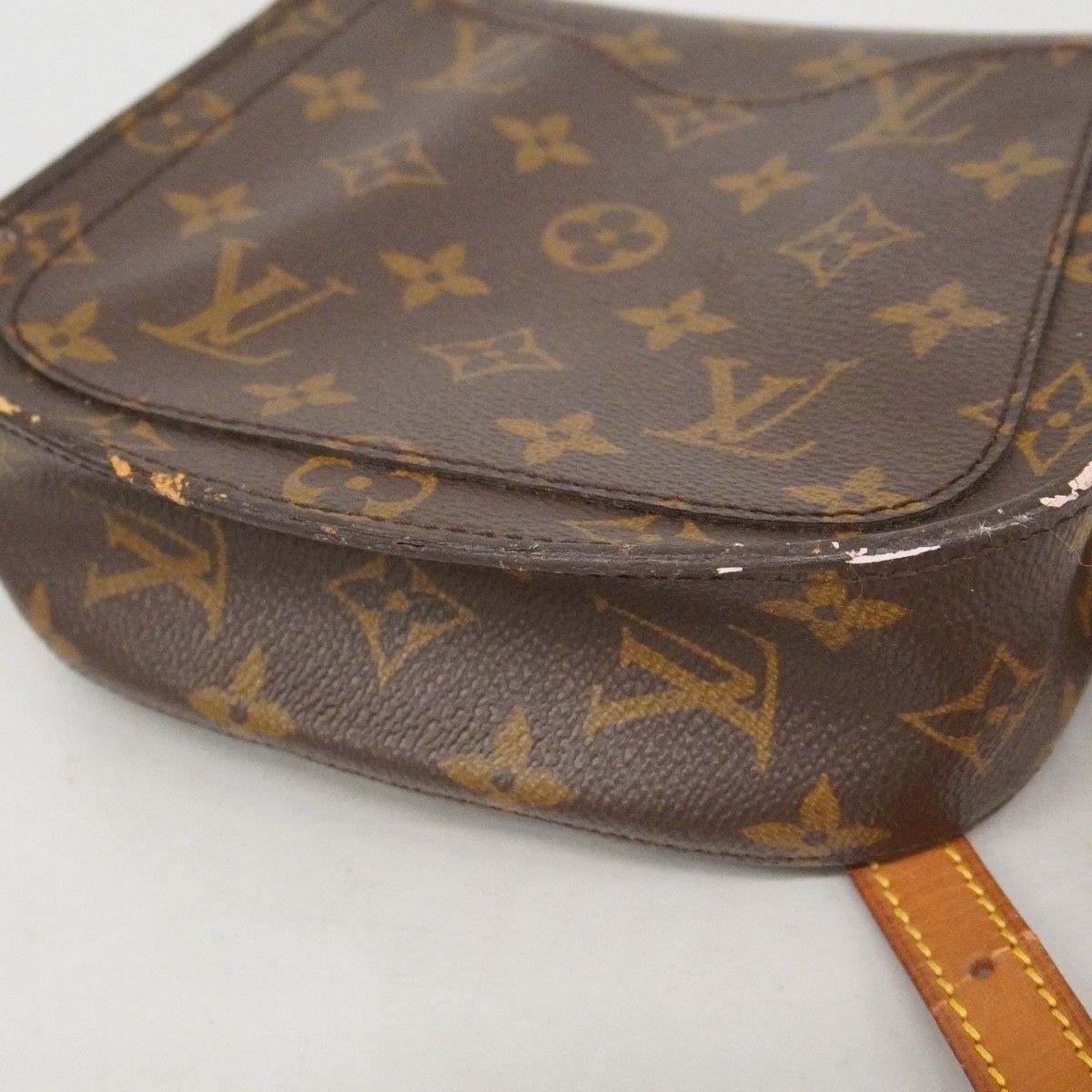 Louis Vuitton Shoulder Bag Monogram Mini Saint Cloud Brown — view 6