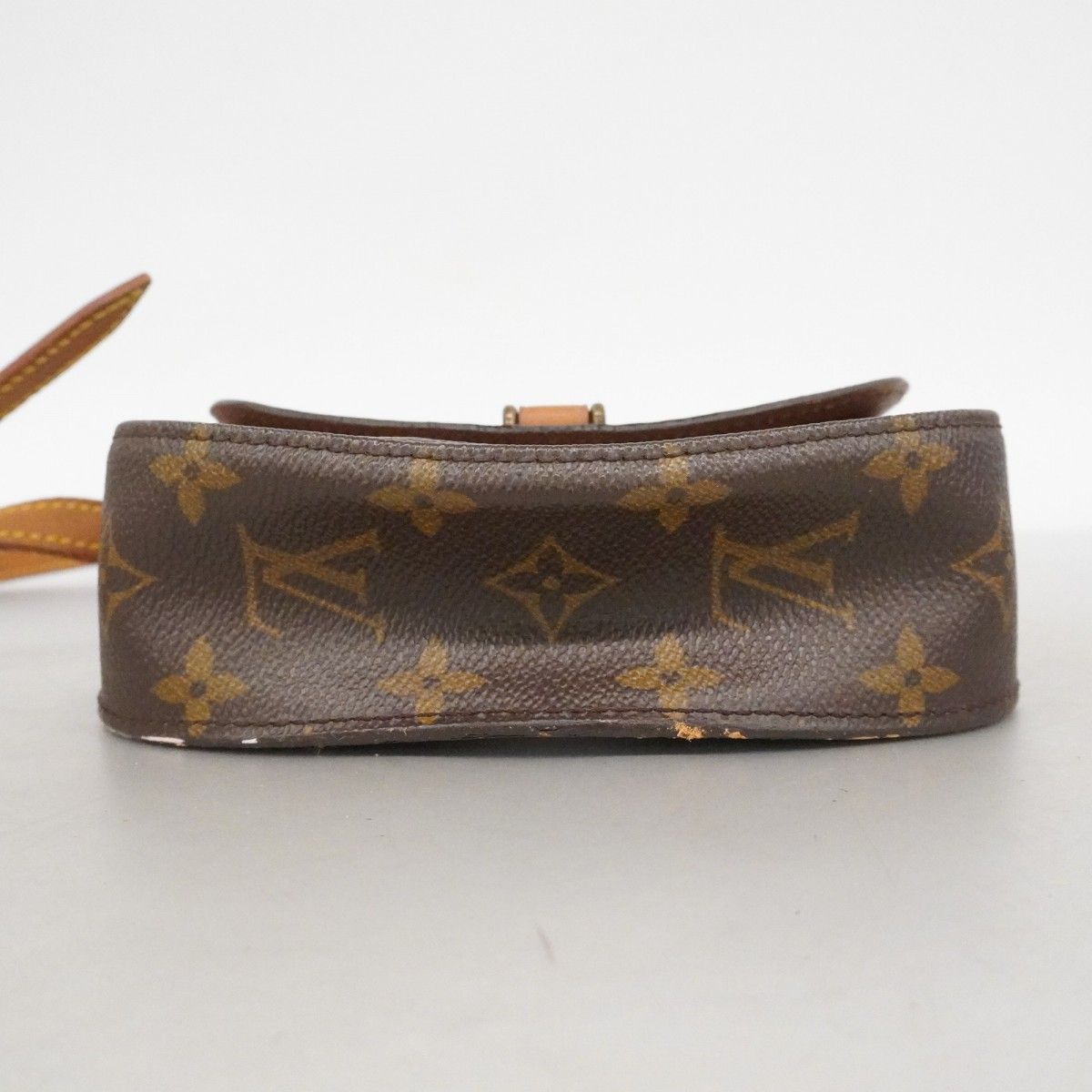Louis Vuitton Shoulder Bag Monogram Mini Saint Cloud Brown — view 3