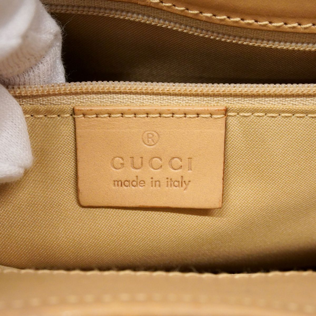 Gucci Handbag Jackie Jumbo GG 002 Canvas Beige Silver — view 5