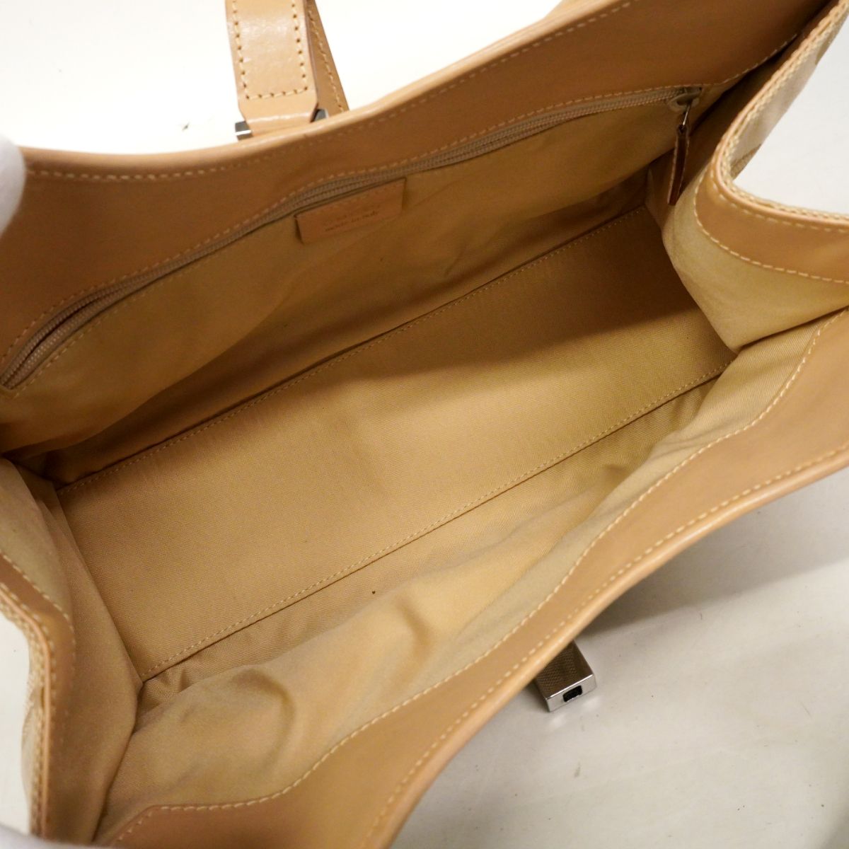 Gucci Handbag Jackie Jumbo GG 002 Canvas Beige Silver — view 4