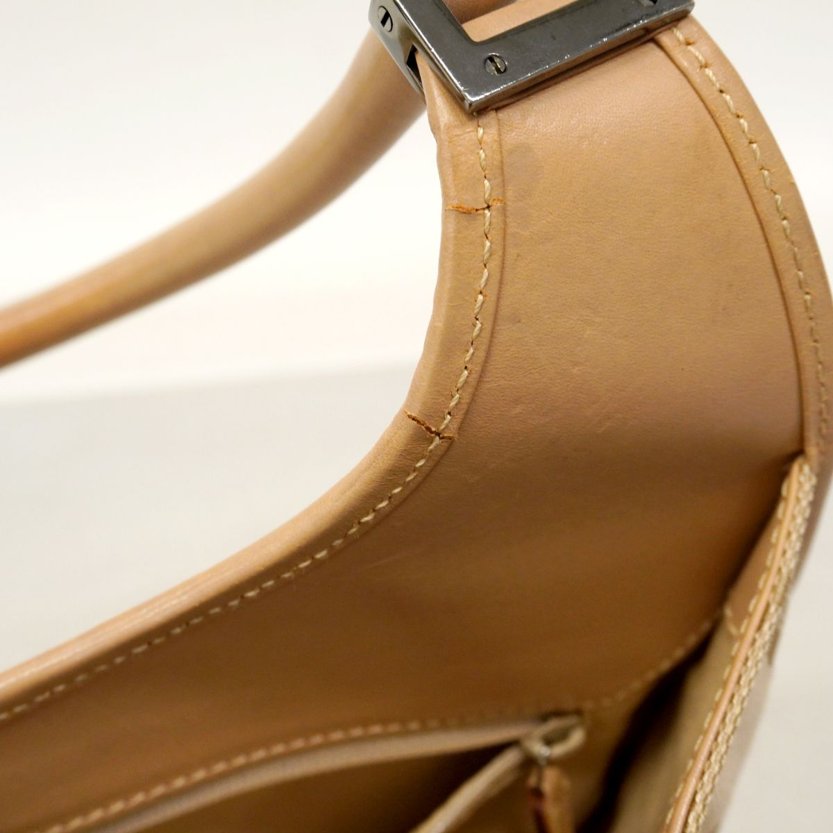 Gucci Handbag Jackie Jumbo GG 002 Canvas Beige Silver — view 7