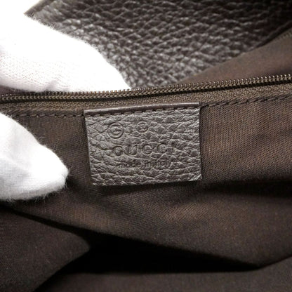 Gucci Tote GG Canvas Black Brown Silver — view 5