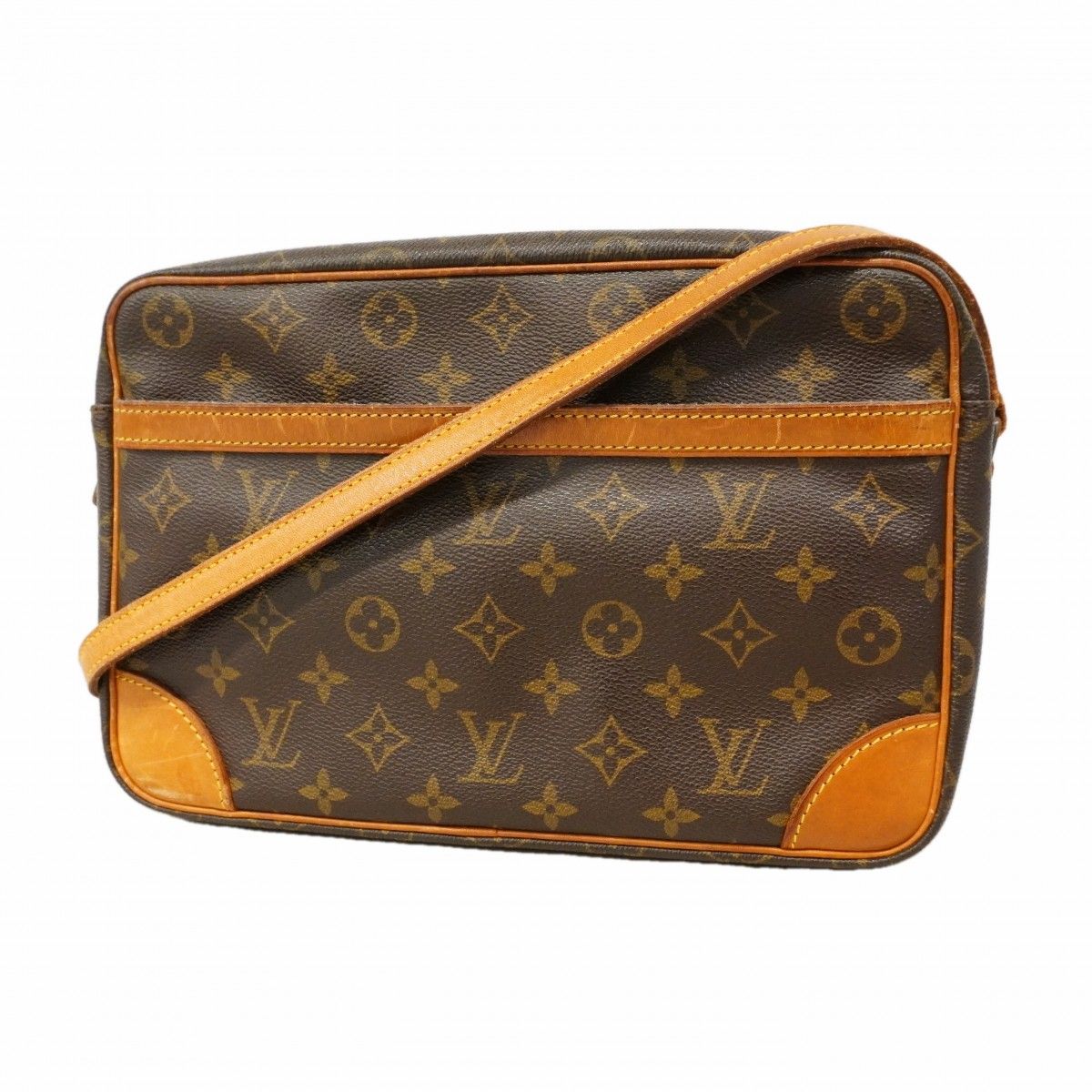 Louis Vuitton Shoulder Bag Monogram Trocadero 30 Brown