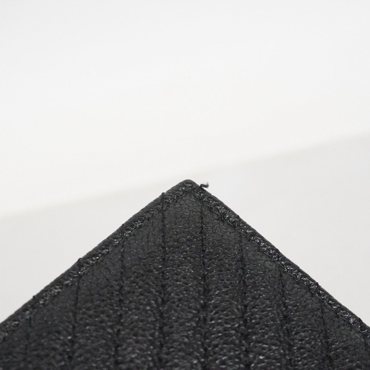 Chanel Trifold Wallet Caviar Leather Black Gold — view 7