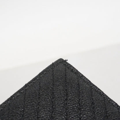 Chanel Trifold Wallet Caviar Leather Black Gold — view 7