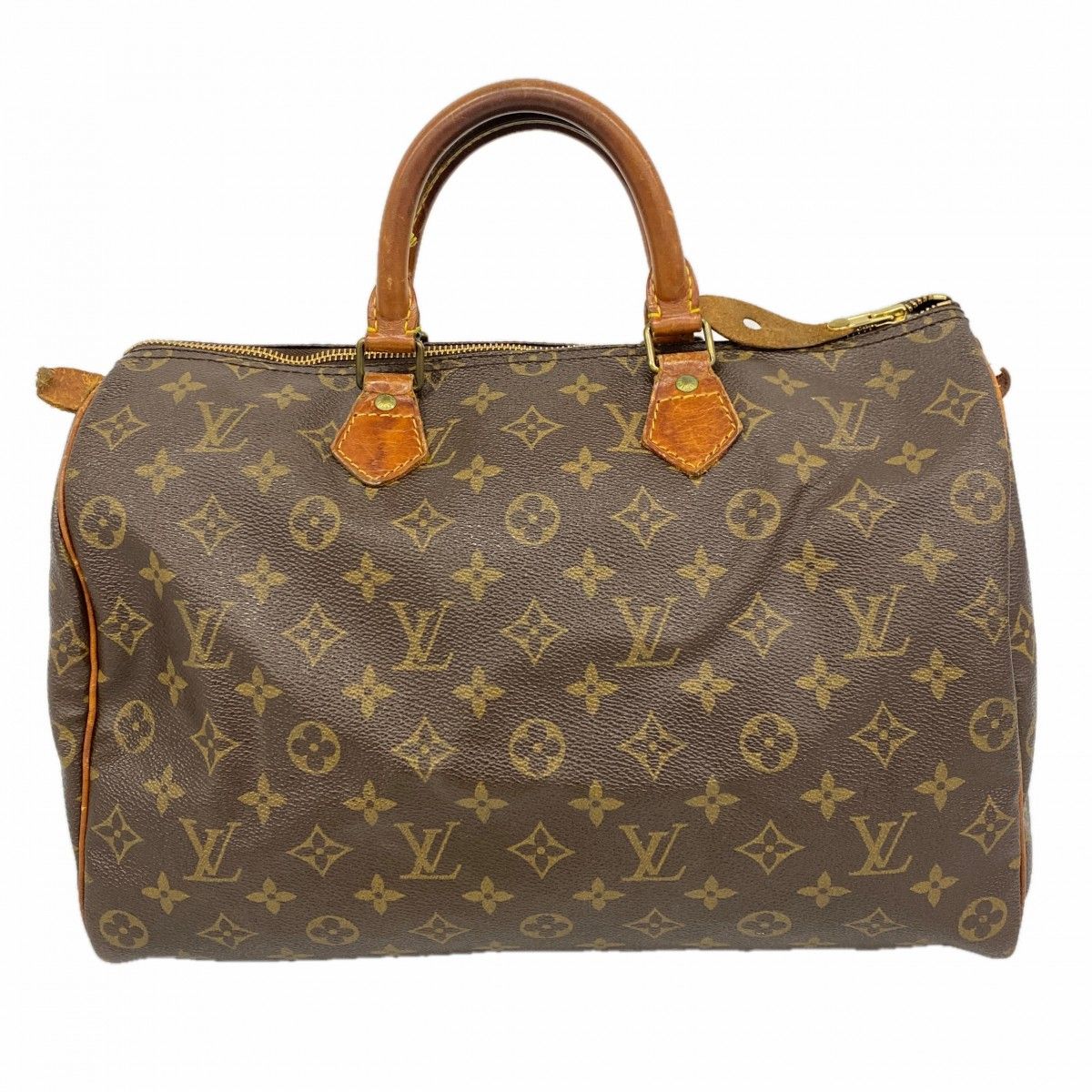 Louis Vuitton Handbag Monogram Speedy 35 Brown
