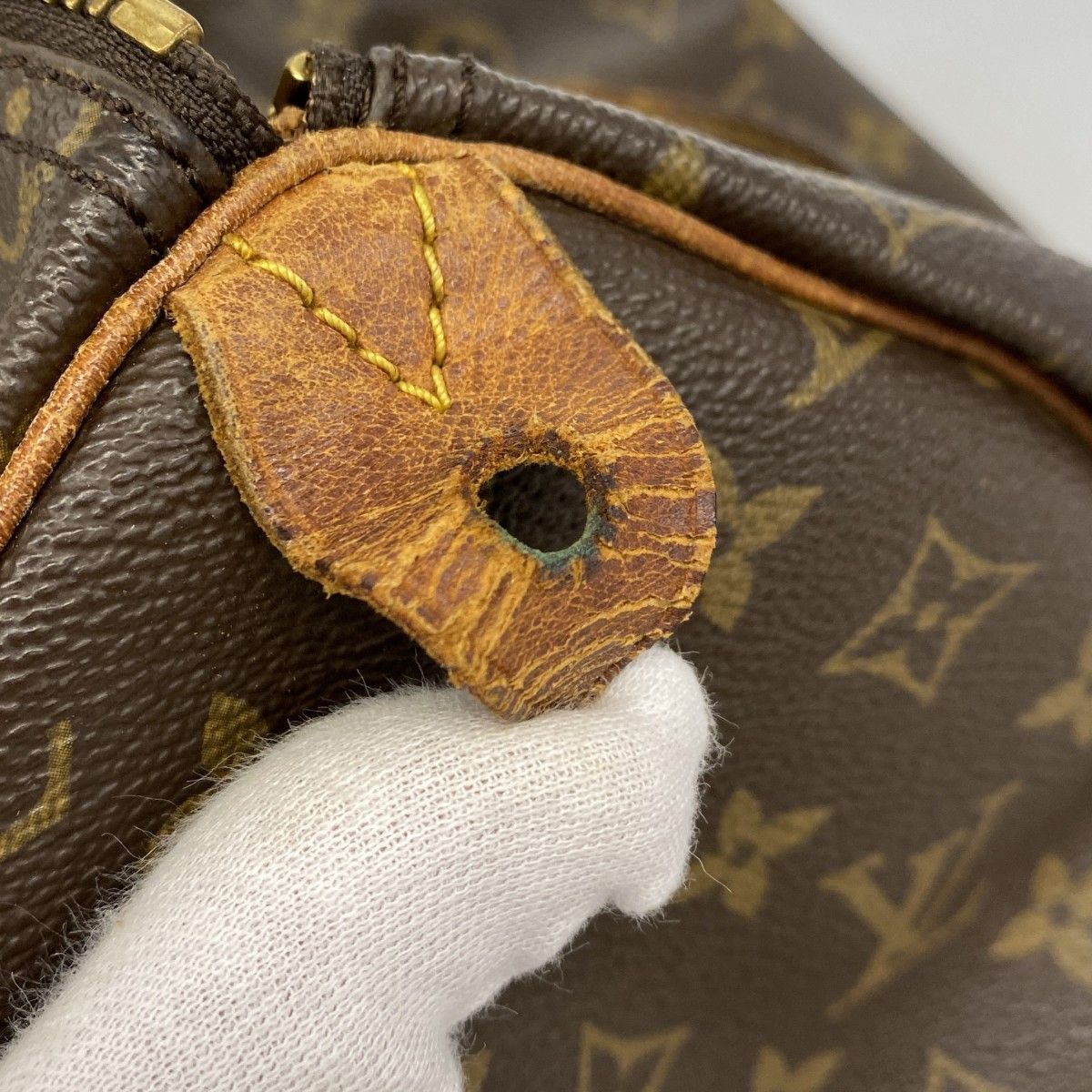 Louis Vuitton Handbag Monogram Speedy 35 Brown — view 6