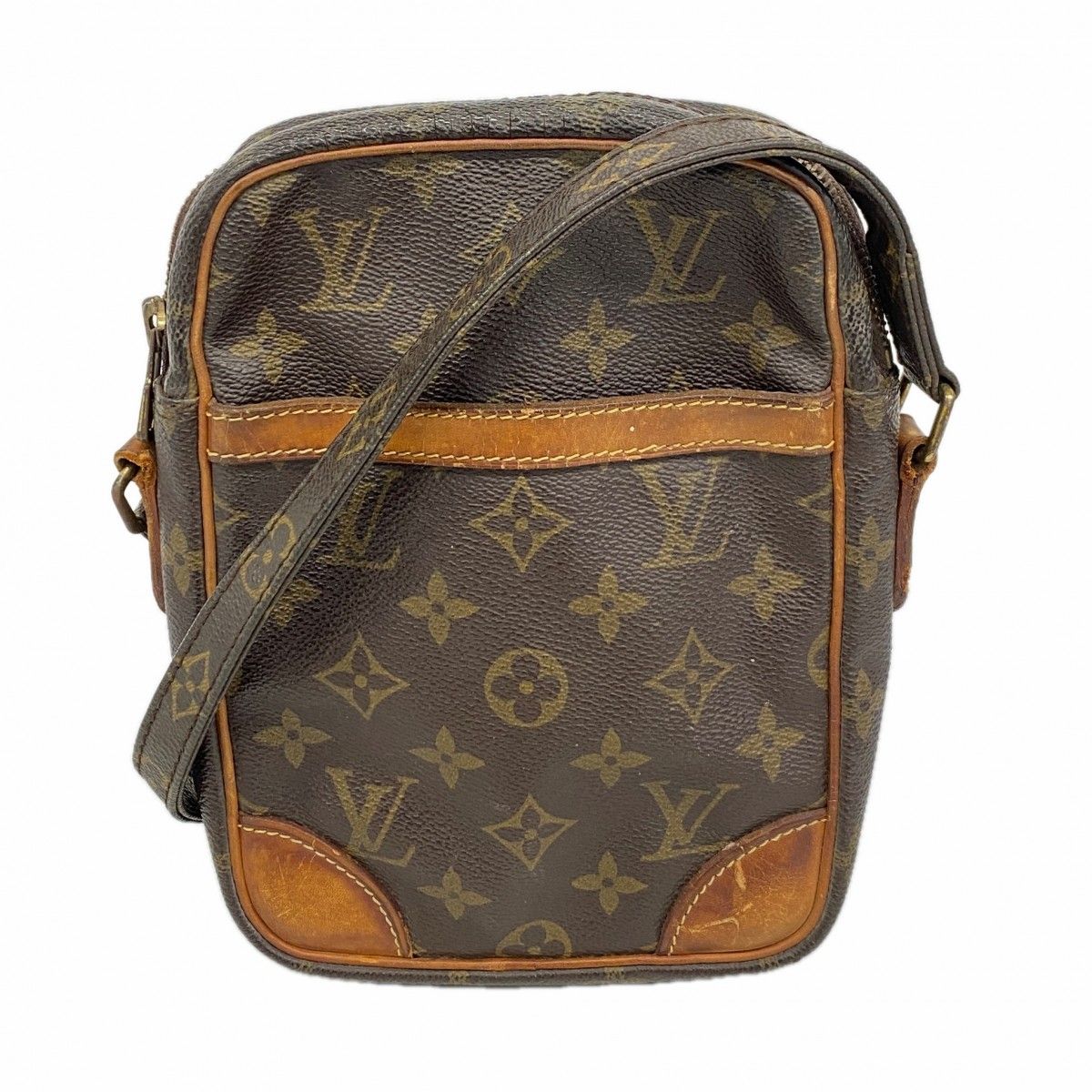 Louis Vuitton Shoulder Bag Monogram Danube Brown