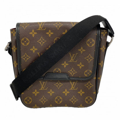 Louis Vuitton Shoulder Bag Monogram Macassar Bus PM Brown