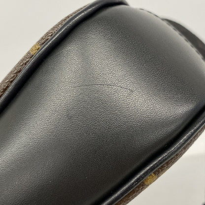 Louis Vuitton Shoulder Bag Monogram Macassar Bus PM Brown — view 7