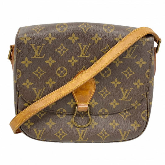 Louis Vuitton Shoulder Bag Monogram Saint Cloud GM Brown