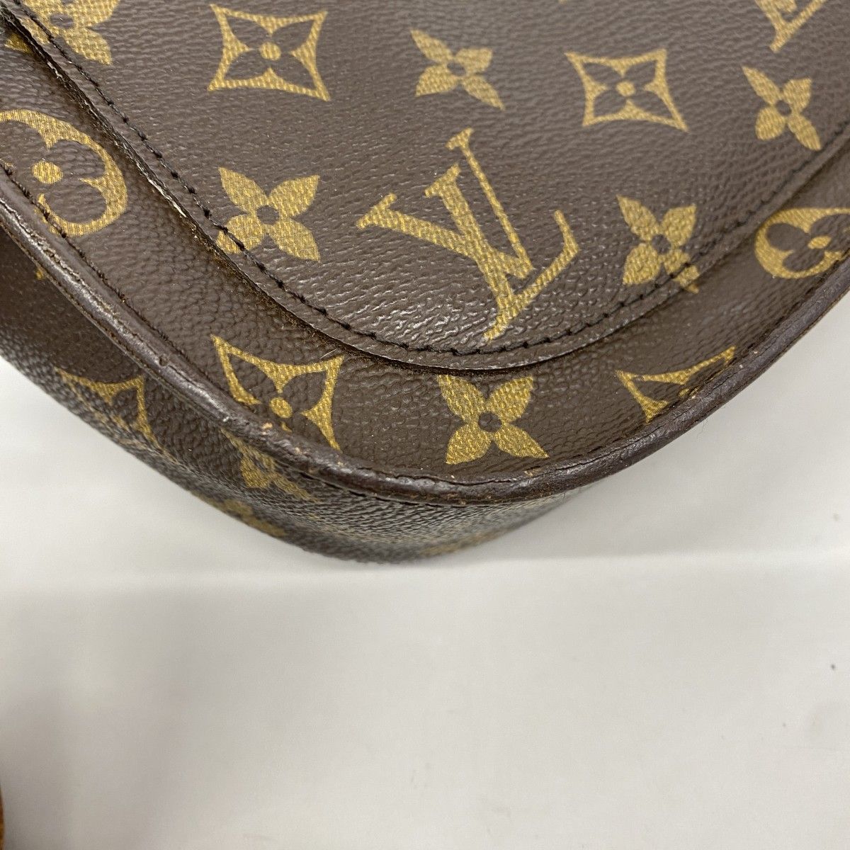 Louis Vuitton Shoulder Bag Monogram Saint Cloud GM Brown — view 6