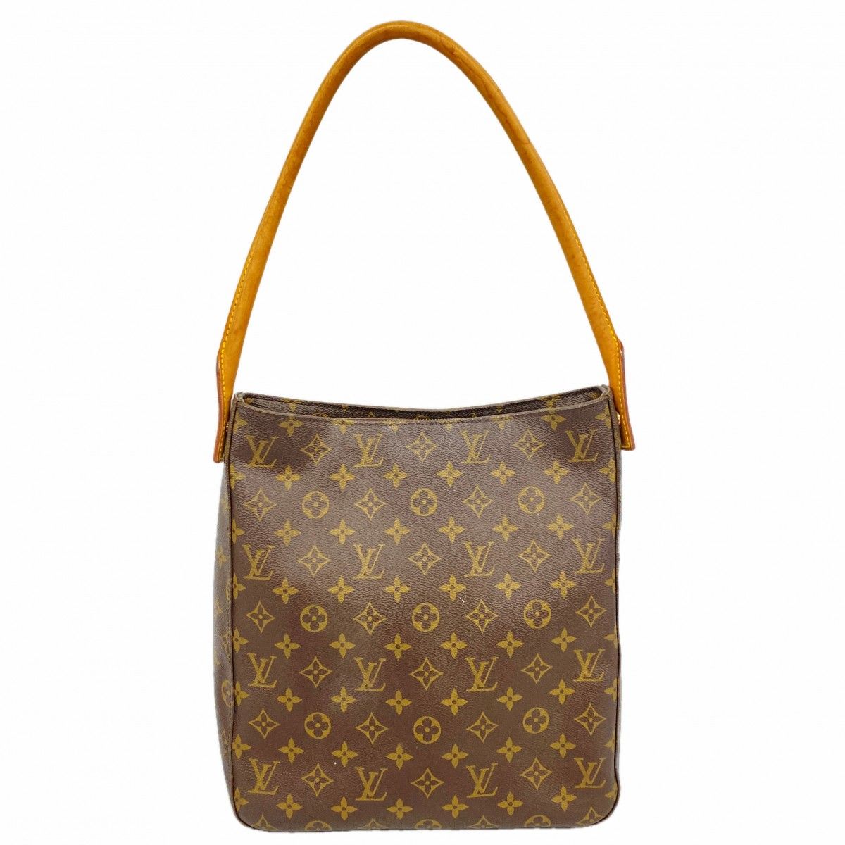 Louis Vuitton Shoulder Bag Monogram Looping GM Brown