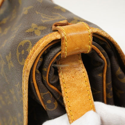 Louis Vuitton Shoulder Bag Monogram Saumur 35 Brown — view 6
