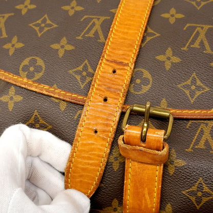 Louis Vuitton Shoulder Bag Monogram Saumur 35 Brown — view 9