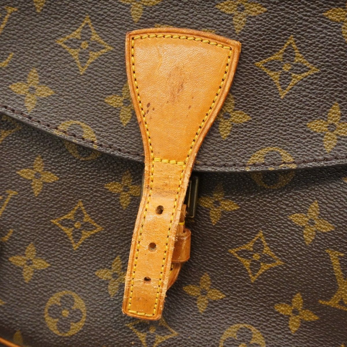 Louis Vuitton Shoulder Bag Monogram Jeune Fille MM Brown — view 8