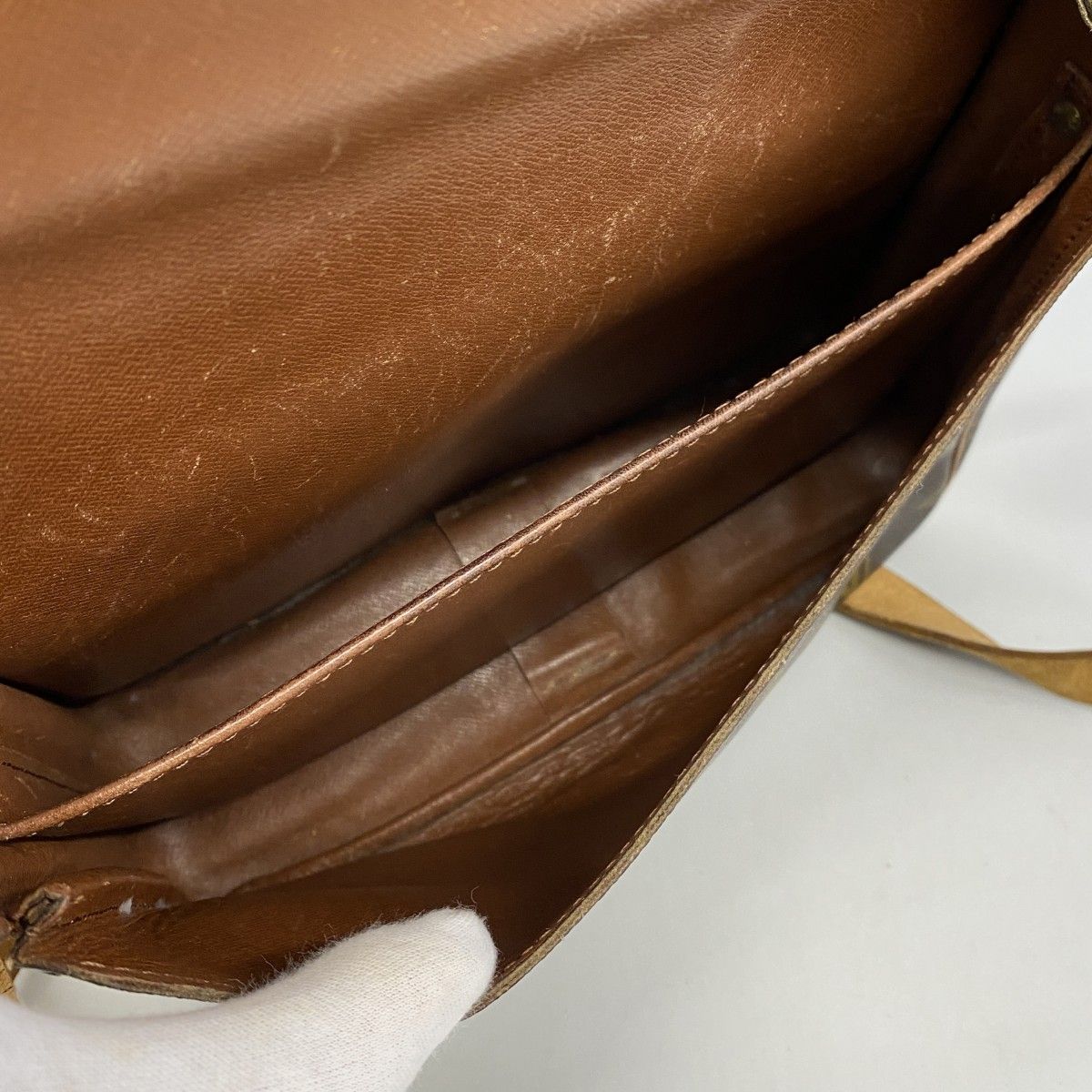 Louis Vuitton Shoulder Bag Monogram Cartouchiere GM Brown — view 4