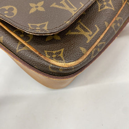 Louis Vuitton Shoulder Bag Monogram Cartouchiere GM Brown — view 7