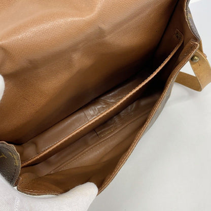 Louis Vuitton Shoulder Bag Monogram Cartouchiere GM Brown — view 4
