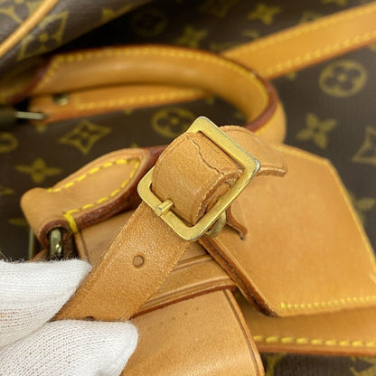 Louis Vuitton Boston Bag Monogram Keepall Bandouliere 55 Brown — view 8