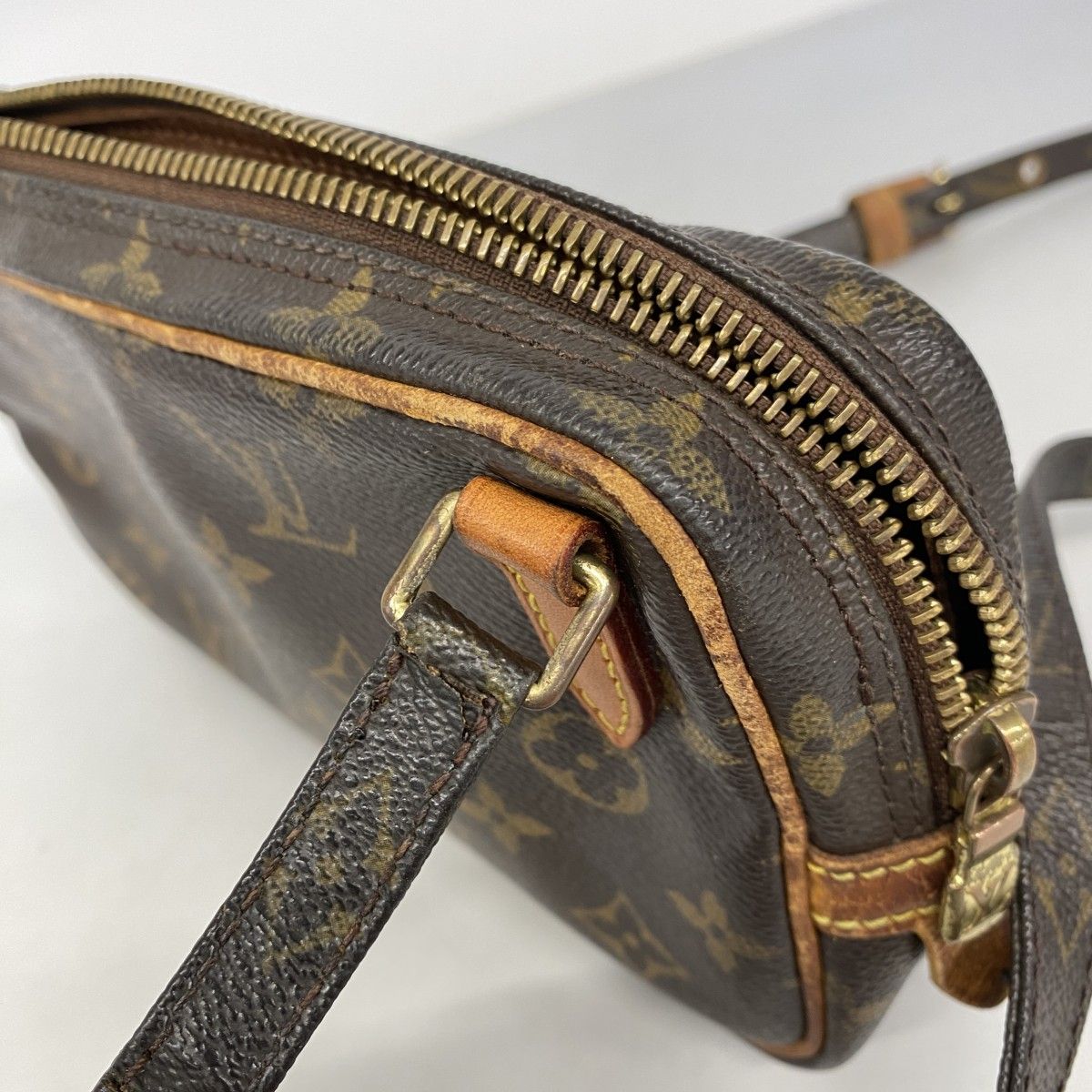 Louis Vuitton Shoulder Bag Monogram Pochette Ma Roulis Bandouliere Brown — view 9