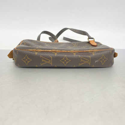 Louis Vuitton Shoulder Bag Monogram Pochette Ma Roulis Bandouliere Brown — view 3