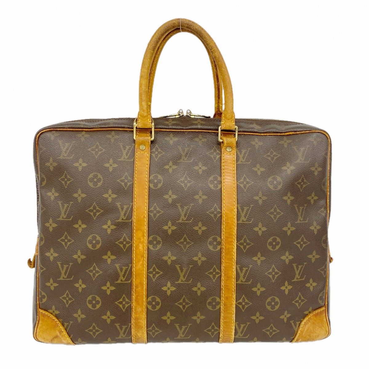 Louis Vuitton Business Bag Monogram Porte Documents Voyage Brown