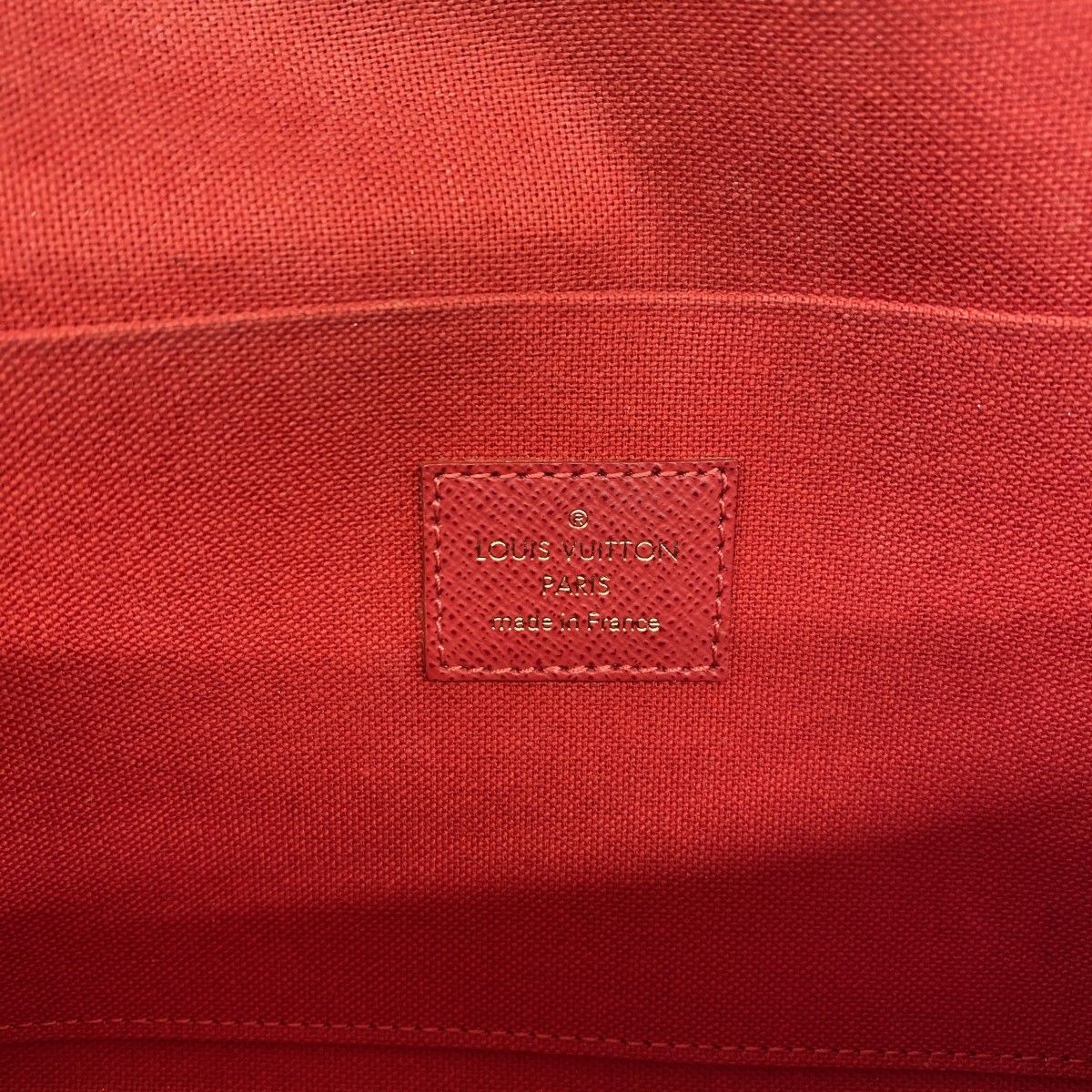 Louis Vuitton Shoulder Wallet Damier Pochette Felicie GM Ebene — view 5