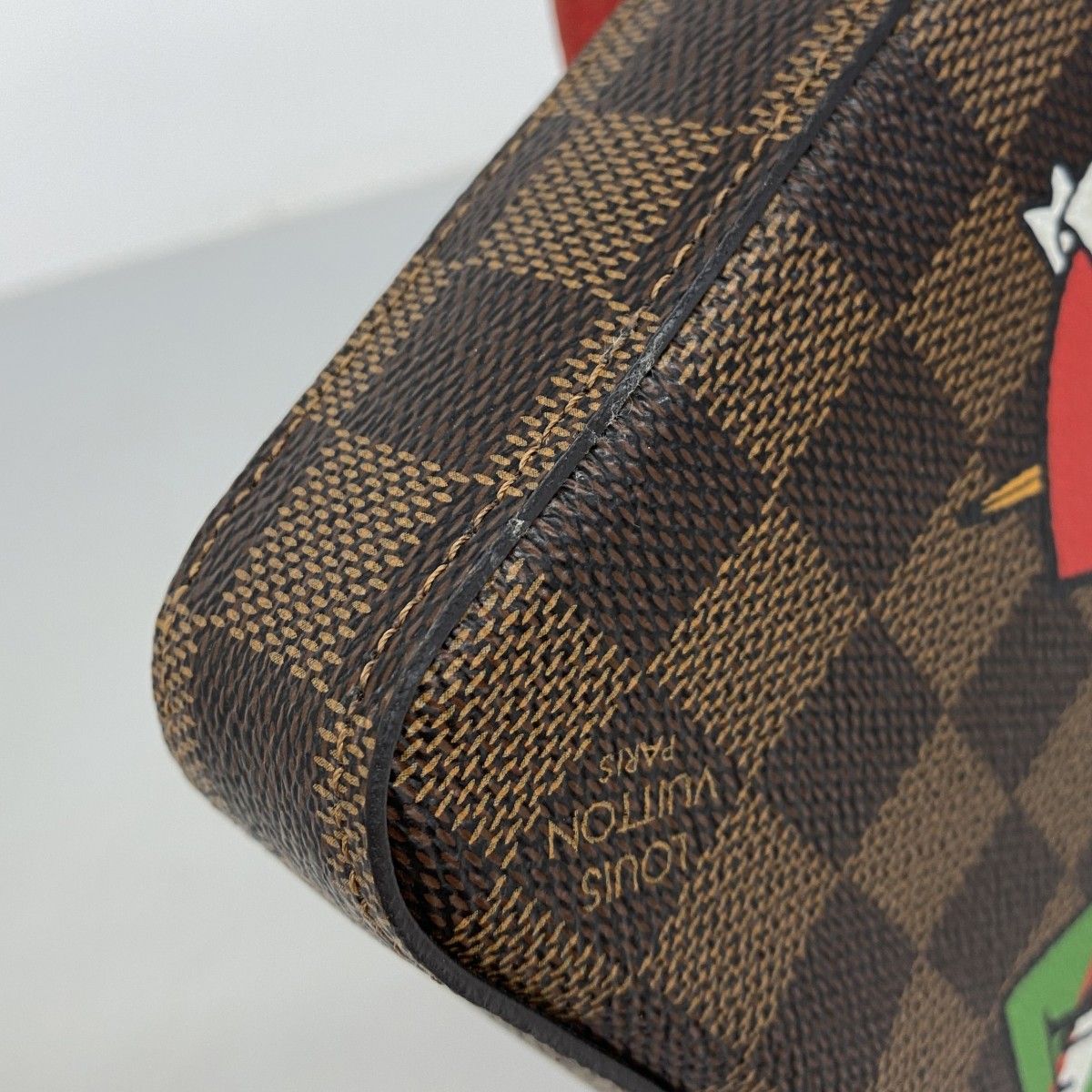 Louis Vuitton Shoulder Wallet Damier Pochette Felicie GM Ebene — view 7