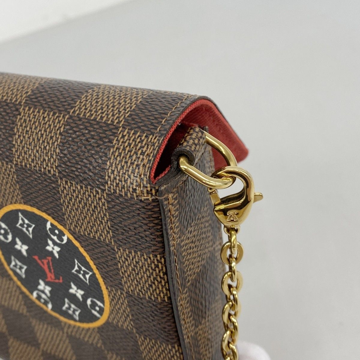 Louis Vuitton Shoulder Wallet Damier Pochette Felicie GM Ebene — view 6