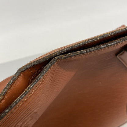 Louis Vuitton Shoulder Bag Epi Lussac Kenya Brown — view 7