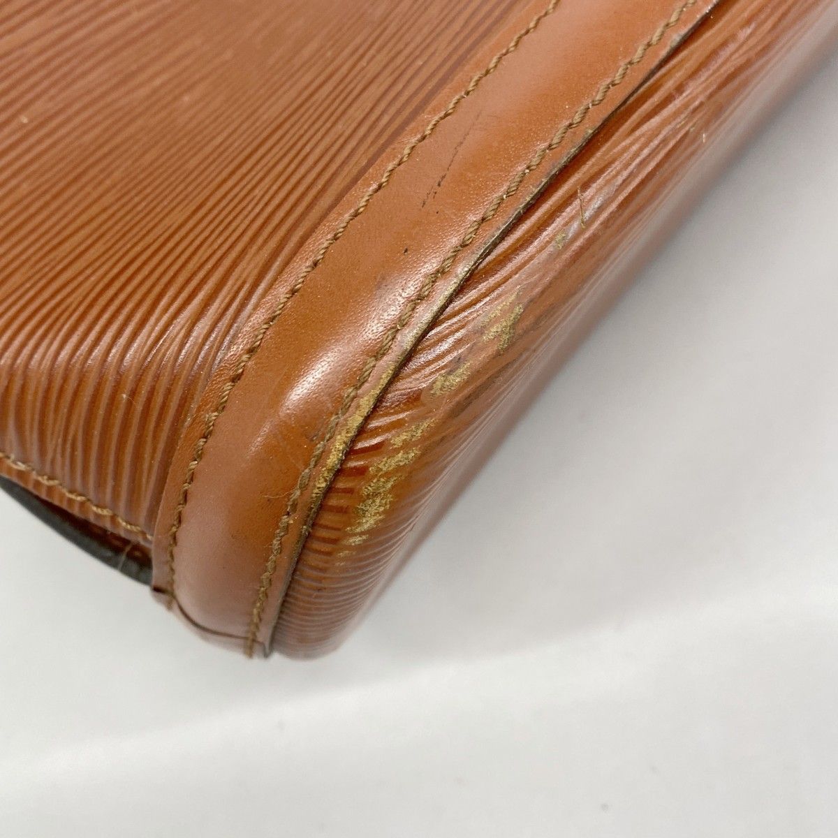 Louis Vuitton Shoulder Bag Epi Lussac Kenya Brown — view 6