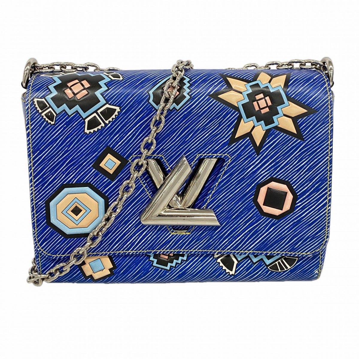 Louis Vuitton Shoulder Bag Epi Twist MM Blue