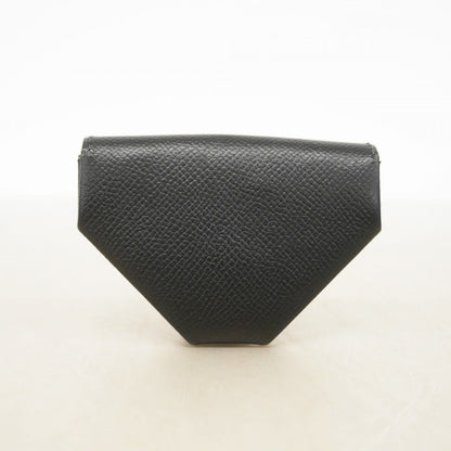 Hermes Coin Case Levain Calte Courchevel Black Gold — view 6