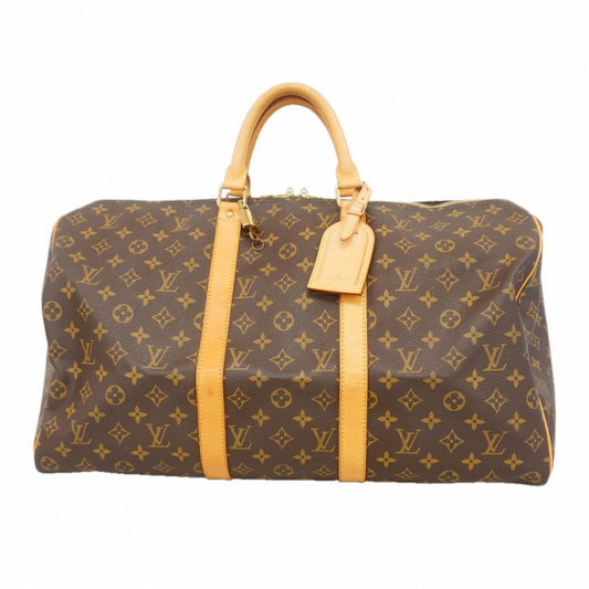 Louis Vuitton Boston Bag Monogram Keepall 50 Brown