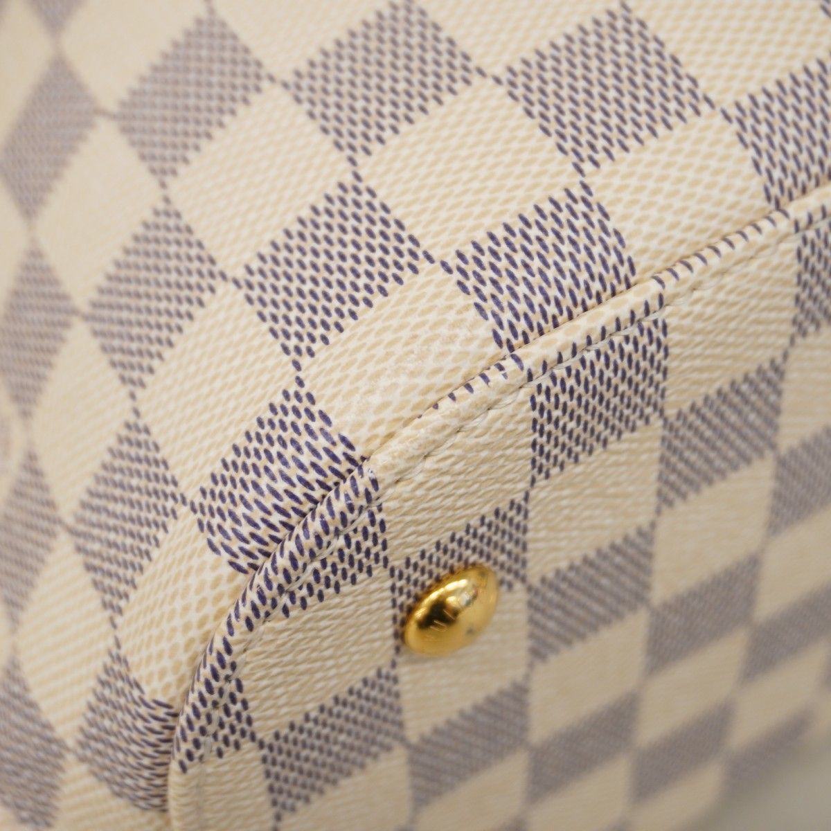 Louis Vuitton Handbag Damier Azur Girolatta White — view 7