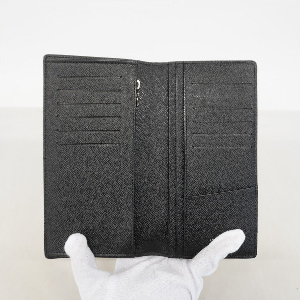 Louis Vuitton Wallet Damier Graphite Portefeuille Brazza Black — view 3