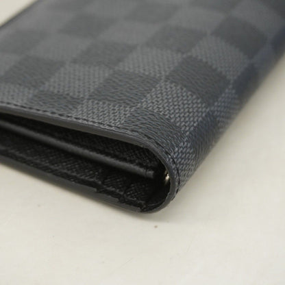 Louis Vuitton Wallet Damier Graphite Portefeuille Brazza Black — view 6