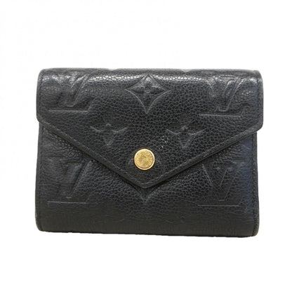 Louis Vuitton Trifold Wallet Monogram Empreinte Portefeuille Victorine Noir
