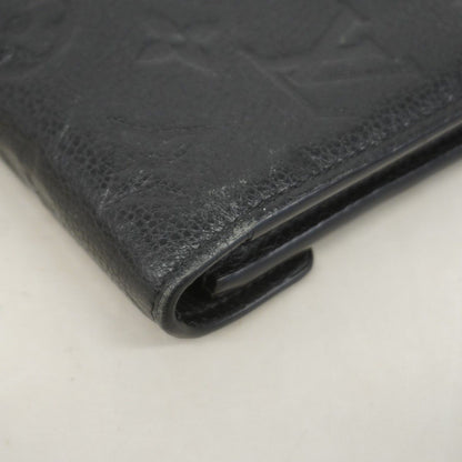 Louis Vuitton Trifold Wallet Monogram Empreinte Portefeuille Victorine Noir — view 6