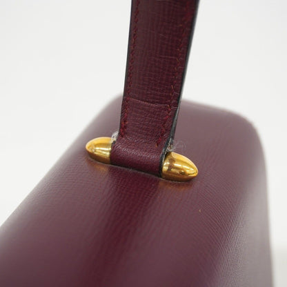 Cartier Handbag Must Leather Bordeaux Gold — view 9