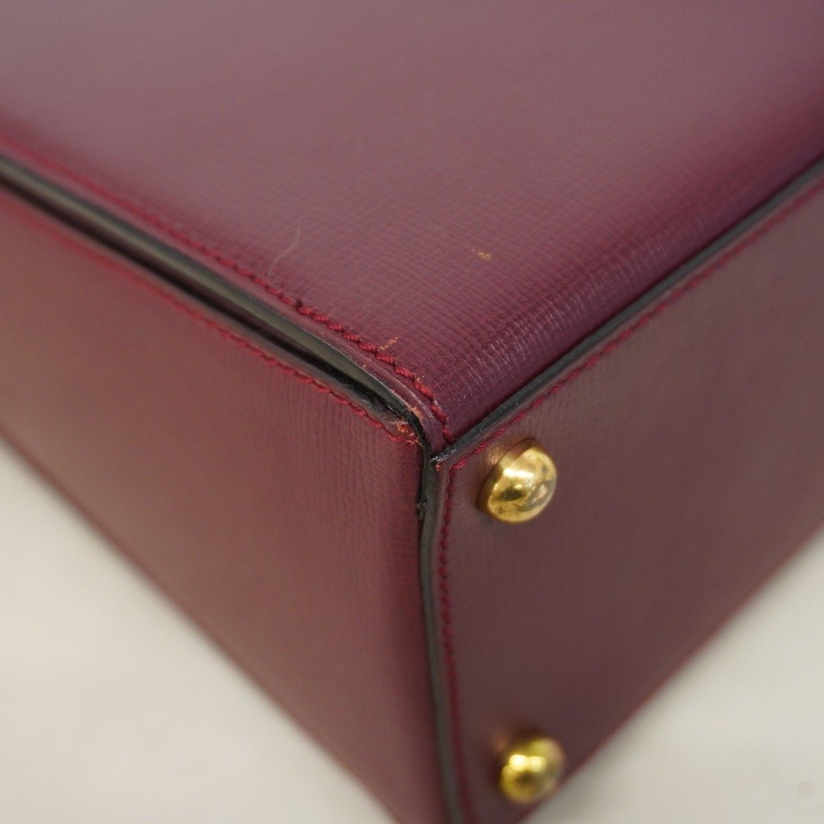 Cartier Handbag Must Leather Bordeaux Gold — view 8