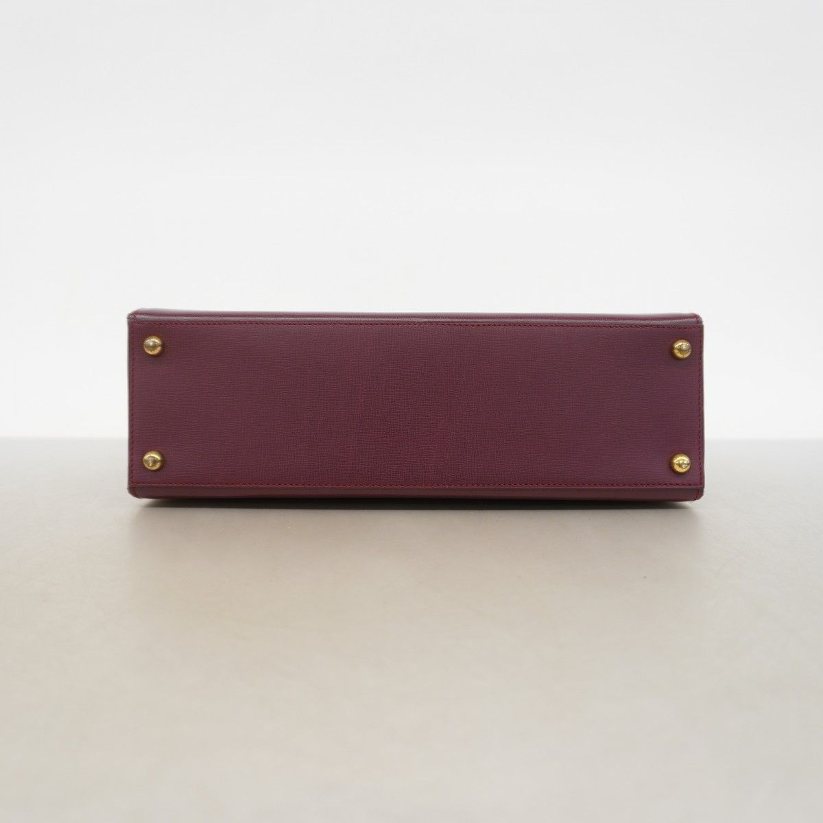 Cartier Handbag Must Leather Bordeaux Gold — view 3