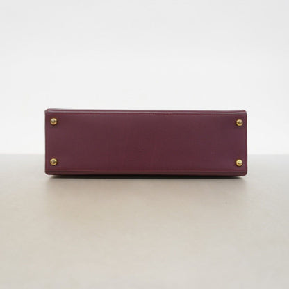 Cartier Handbag Must Leather Bordeaux Gold — view 3