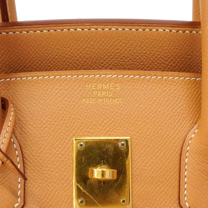 Hermes Handbag Birkin 35 Courchevel Natural Sable Gold — view 5