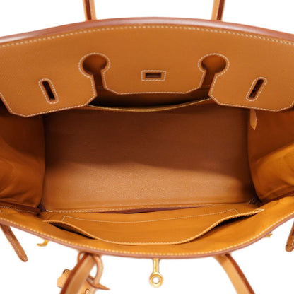 Hermes Handbag Birkin 35 Courchevel Natural Sable Gold — view 4